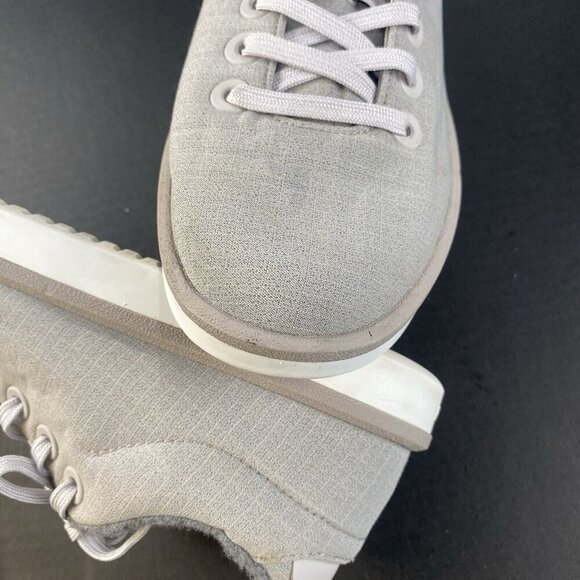 Allbirds Shoe Women’s Size 8 Wool Piper Woven Sneaker Lace Canvas Comfort Used - Picture 11 of 16
